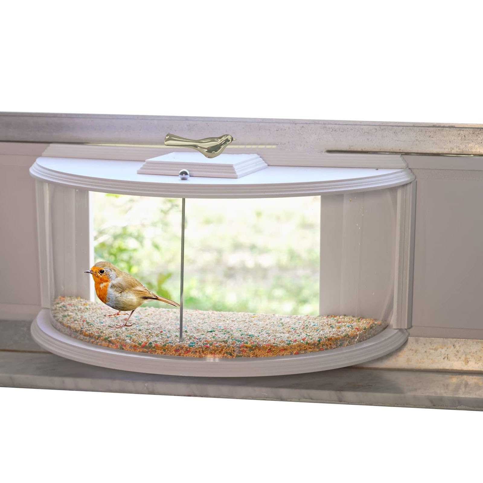 Clear Window Bird Feeder - Unique Gifts For The Bird Watcher