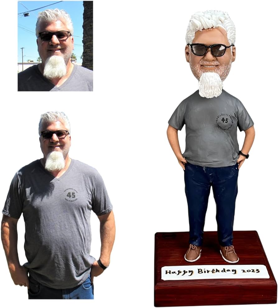 Custom Bobblehead - Funny Gifts For Grandpa Birthday