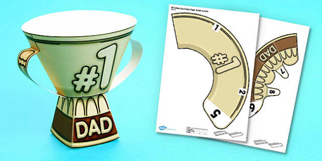 Father's Day Trophy - Preschool Father's Day Gifts