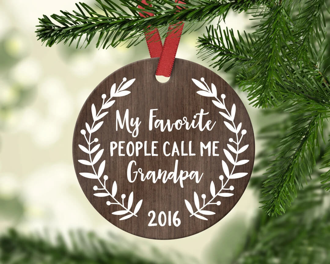 Grandpa Ornament - Cute Gift For New Grandpa