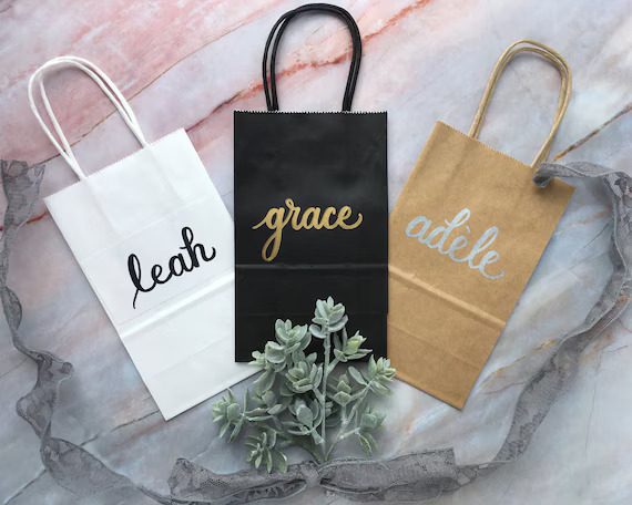 Personalized Guest Name Bag - Unique Hotel Gift Bags For Wedding Guests