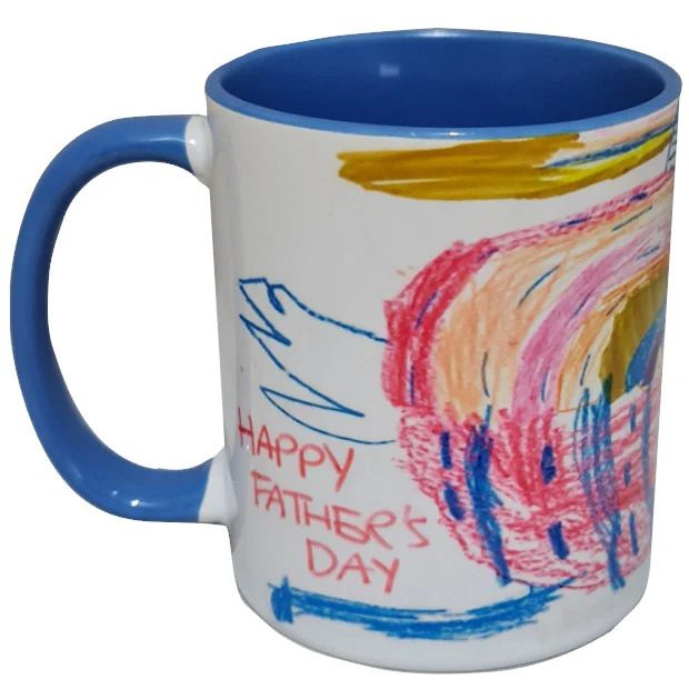 Scribble Mug Craft - Preschool Fathers Day Gifts