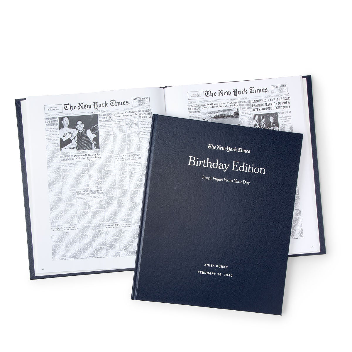 UncommonGoods New York Times Custom Birthday Book - Gift For New Grandpa