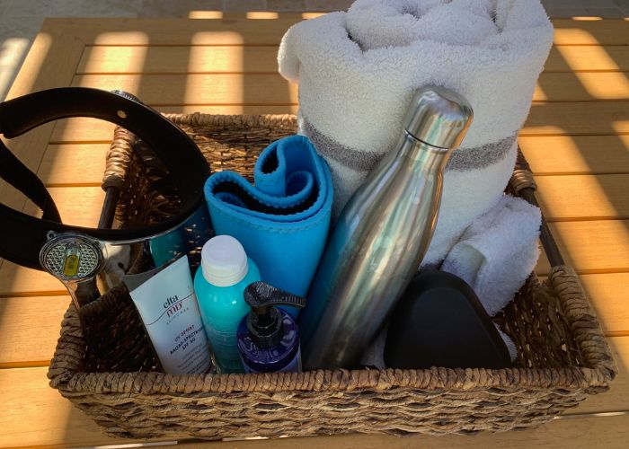 Fitness Basket As 50th Birthday Gift Ideas For Husband