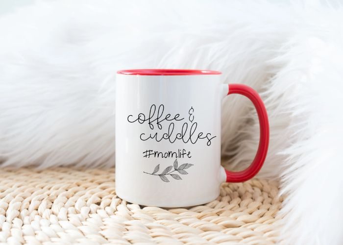 "Coffee & Cuddles" Mug As Gifts For New Moms For Mother's Day