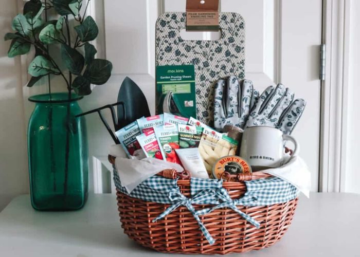 Gardening Basket As Sympathy Gift Ideas For Loss Of Father